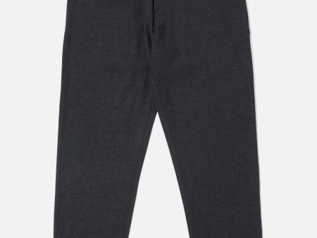 Universal Works Military Chino in Charcoal Veta Upcycled Cotton For Discount