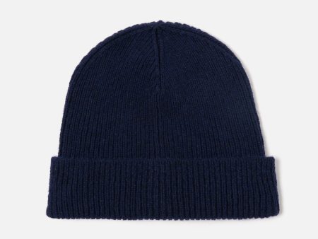 Universal Works Watch Cap in Navy Eco Wool For Cheap