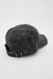 Von Dutch Washed Black Canvas Embroidery Patch Destroyed Wash Cap Black Wash Grey Embro Hot on Sale