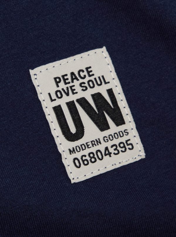 Universal Works Core Tee in Navy Single Jersey Supply