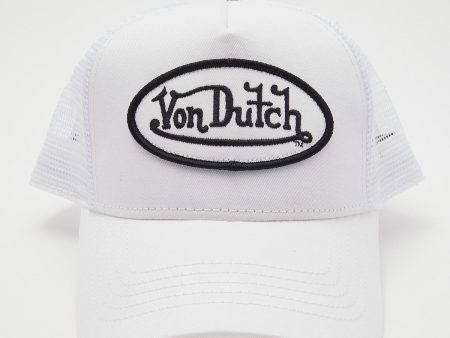 Von Dutch White Trucker Hat White For Discount