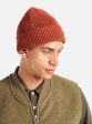 Universal Works Watch Cap in Orange Eco Wool Online