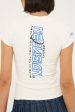 Neovision Kamen Baby Tee White   Blue Fashion