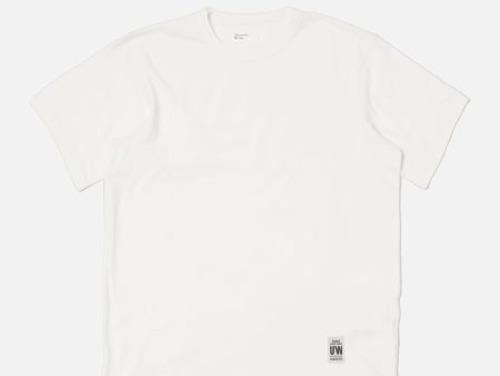 Universal Works Core Tee in Ecru Single Jersey Hot on Sale