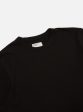 Universal Works Core Tee in Black Single Jersey For Discount