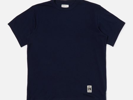 Universal Works Core Tee in Navy Single Jersey Supply