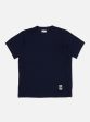 Universal Works Core Tee in Navy Single Jersey Supply