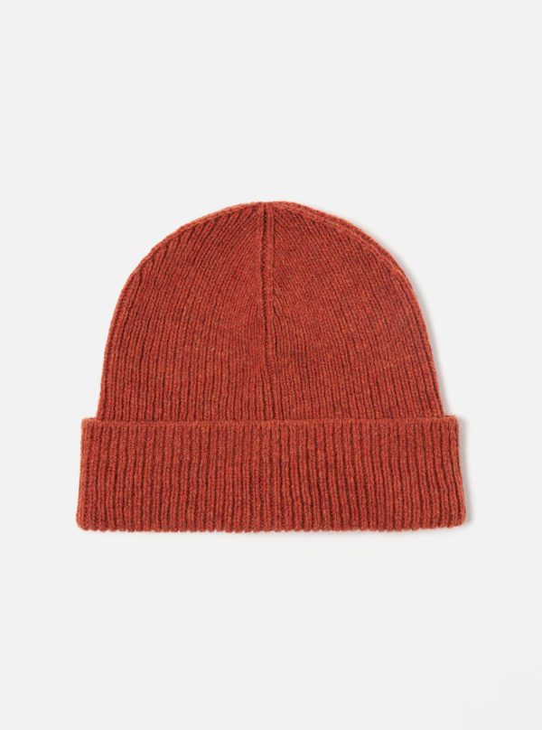 Universal Works Watch Cap in Orange Eco Wool Online