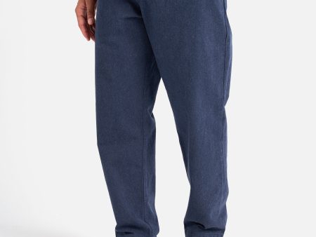 Universal Works Military Chino in Indigo Recycled Denim Discount