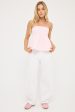 Luck & Trouble Alessa Strapless Top Light Pink Online Hot Sale