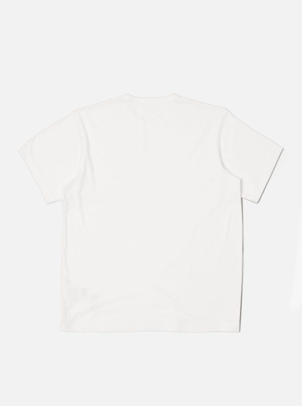 Universal Works Core Tee in Ecru Single Jersey Hot on Sale