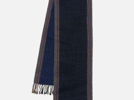 Universal Works Wool Scarf in Navy Merino Wool Fashion