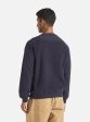 Universal Works Sweatshirt in Navy Brush Back Sweat Online Sale