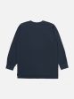 Universal Works L S Tee in Navy Organic Jersey For Discount