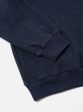 Universal Works Loose Sweatshirt in Navy Soft Wool Cotton Knit Online now