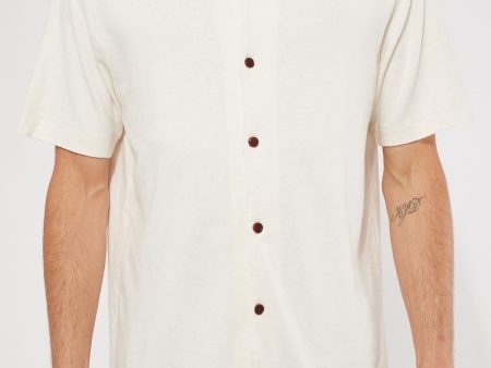 Thrills Hemp Minimal Thrills Bowling Shirt Unbleached Online