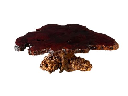 1960-70 s Vintage California Redwood Burl Table Mid Century Online now