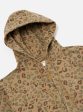 Universal Works New York Hoody in Sand Leopard Brush Back Online Sale