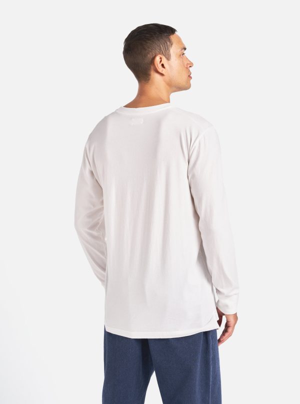 Universal Works L S Tee in Ecru Organic Jersey Online Hot Sale