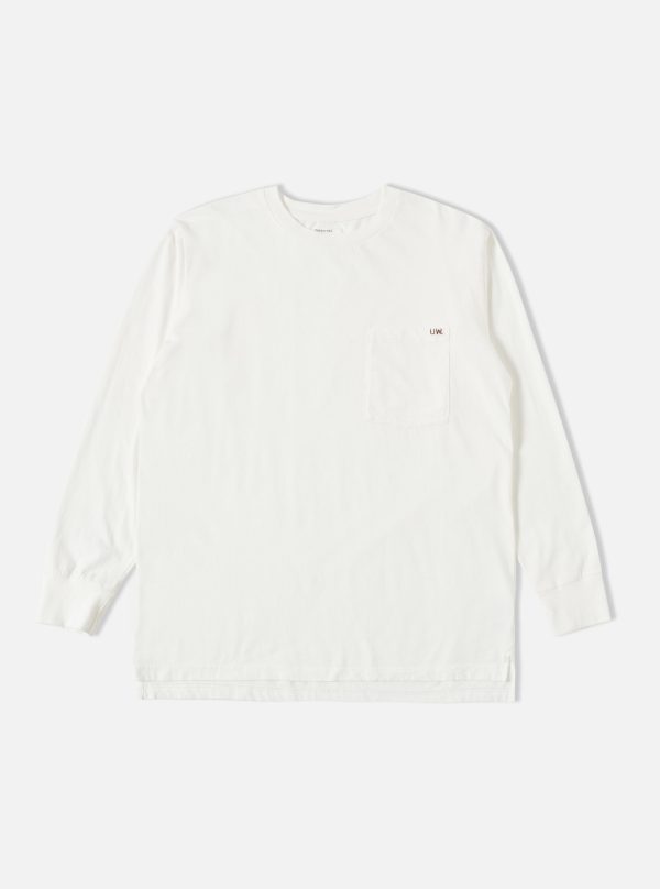 Universal Works L S Tee in Ecru Organic Jersey Online Hot Sale