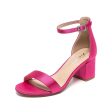 Women s Block Heels 2.5 Inch Strappy Heels Dressy Sandals Ankle Strap Lady Low Heels Chunky Heeled Sandals 301 Supply