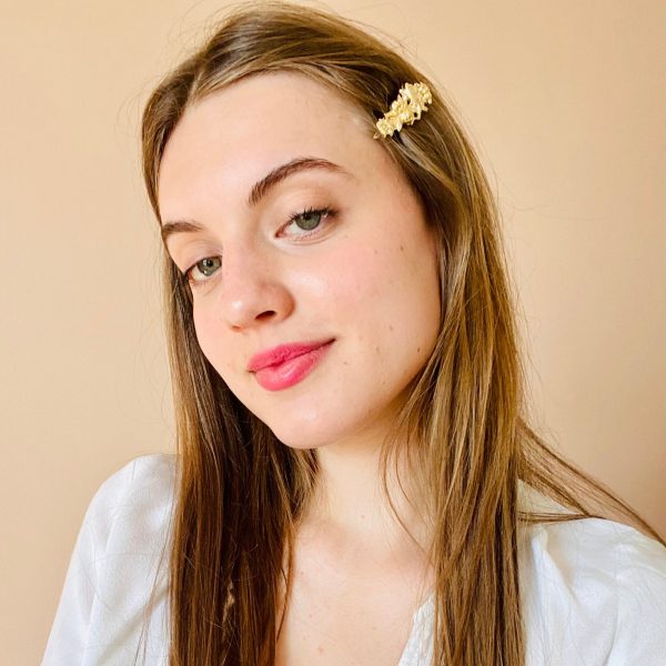 Petite barrette dorée Silvia Cheap