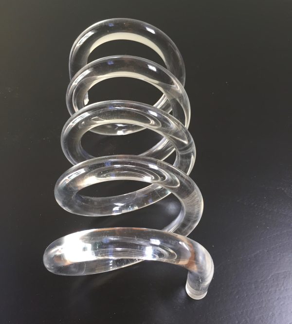 Dorothy Thorpe Lucite Spiral Letter Holder Discount