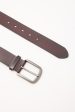 Common Need Classic Leather Belt Brown Discount