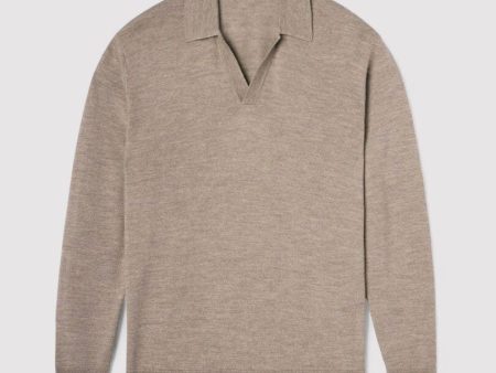 Ancien | Old money Men s Long Sleeve Polo Shirt Online Hot Sale