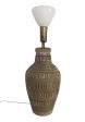 Design Technics Incised Ceramic Table Lamp For Cheap