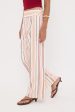 Perfect Stranger Palermo Mid Rise Stripe Pant Multi Stripe For Discount