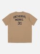 Universal Works Print Tee in Sand Single Jersey UW31 Online