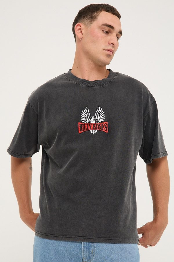 Billy Bones Club Wingspan Tee Washed Black For Sale