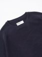 Universal Works Sweatshirt in Navy Brush Back Sweat Online Sale