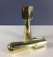 Brassed Pair of WWll Era Mortar Shell Paperweights or Bookends Mid Century Discount