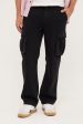 Common Need Unison Cargo Jean Washed Black Hot on Sale