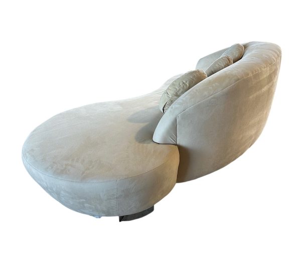 Curvaceous Sofa in the Style of Kagan by Lazar Industries Post Modern Fashion