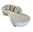 Curvaceous Sofa in the Style of Kagan by Lazar Industries Post Modern Fashion