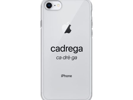 Cover iPhone Cadrega scritta nera For Cheap