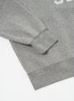 Universal Works Loose Sweatshirt in Grey Marl Recycled Cotton Blend Jersey Supply