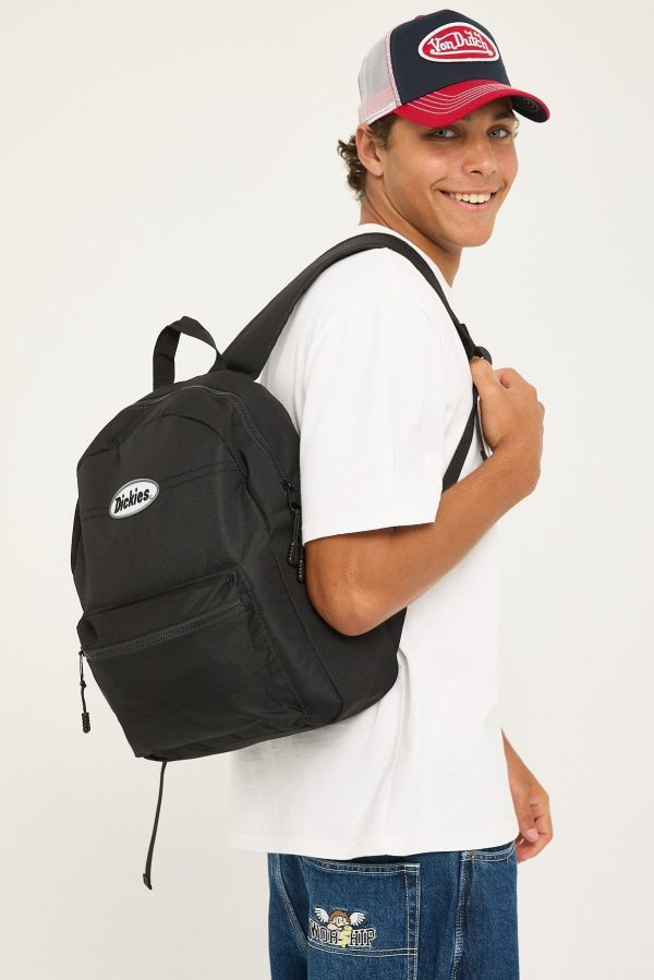 Dickies Lubbock Patch Ripstop Backpack Black on Sale