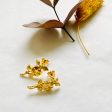 Pendientes Livia flor oro For Discount