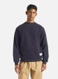 Universal Works Sweatshirt in Navy Brush Back Sweat Online Sale