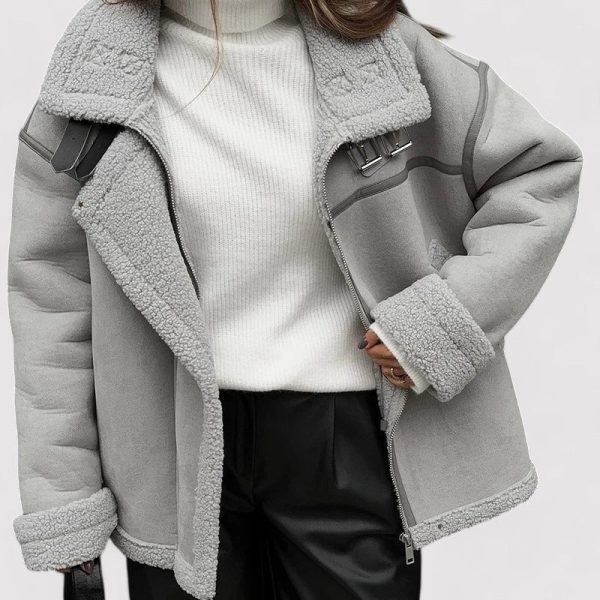 Ancien | Women s Luxurious Comfortable Shearling Jacket For Discount