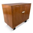 George Nelson Early Walnut Two Door Cabinet for Herman Miller Mid Century Fashion