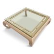 Hollywood Regency Lacquered Asian Influenced Coffee Table in Dusty Rose Online