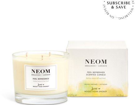 Feel Refreshed Scented Candle (3 Wick) For Cheap