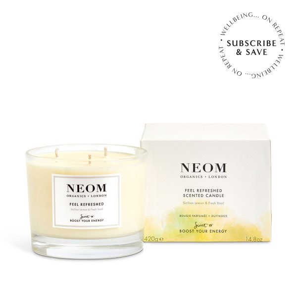 Feel Refreshed Scented Candle (3 Wick) For Cheap