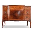 Italian Louis XVI Style with Intricate Marquetry Commode Imported by Slack & Rassnick on Sale