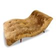 Adrian Pearsall Style 1970s Wave Lounge Chair in a Fun Faux Fur Mid Century Online Hot Sale